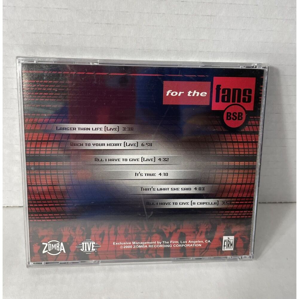 Backstreet Boys For the Fans CD 1 - Picture 2 of 2